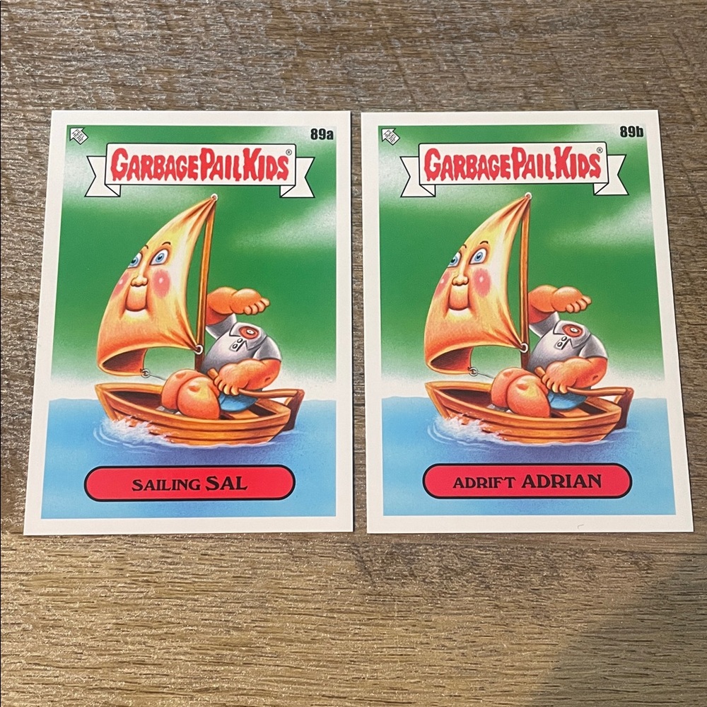 ✨10/$10 GPK SALE✨ Garbage Pail Kids GPK Go on Vacation Base 89a and 89b